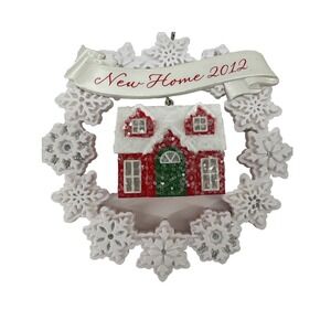 Hallmark Keepsake New Home 2012 Christmas Ornament Snowflake Wreath Dated